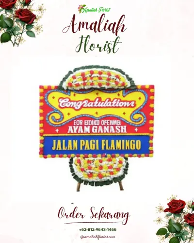 Bunga Papan Congratulation di Monggonao